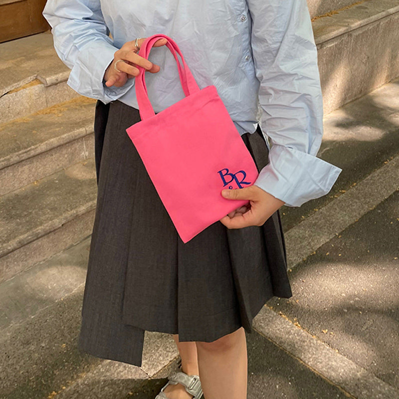 2design pink canvas mini bag