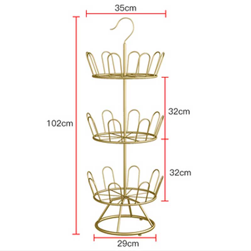 rotating shoe rack (3colors)