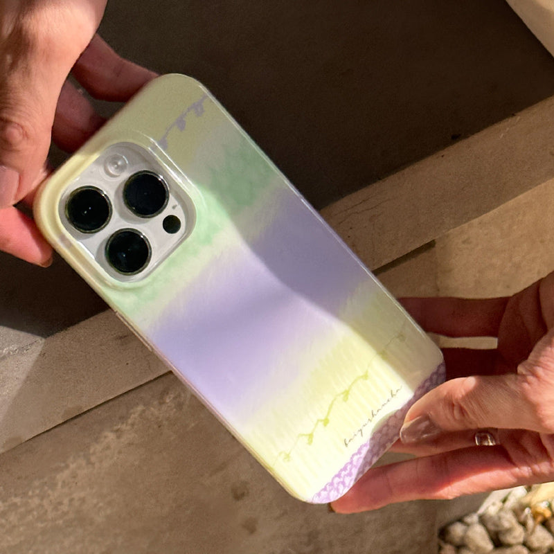 gradation graffiti iphone case