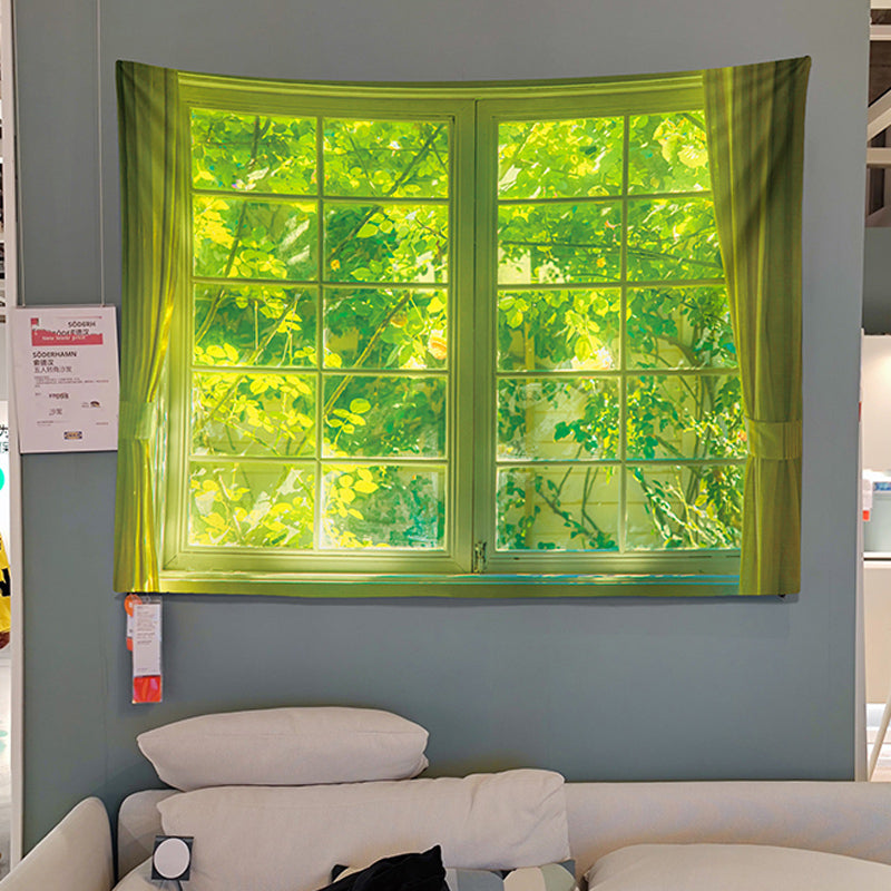 green window tapestry