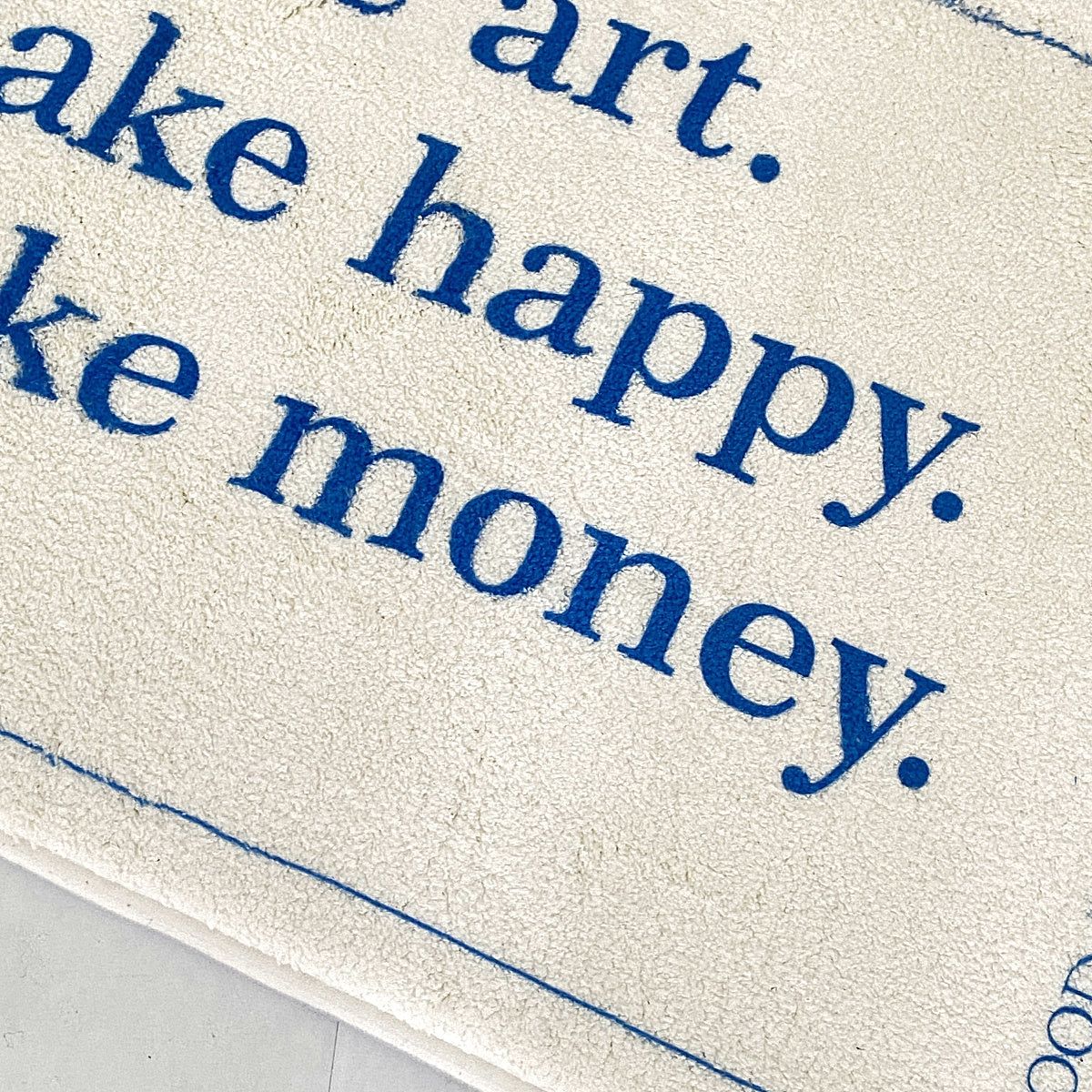 【即納】4design paris letter mini mat