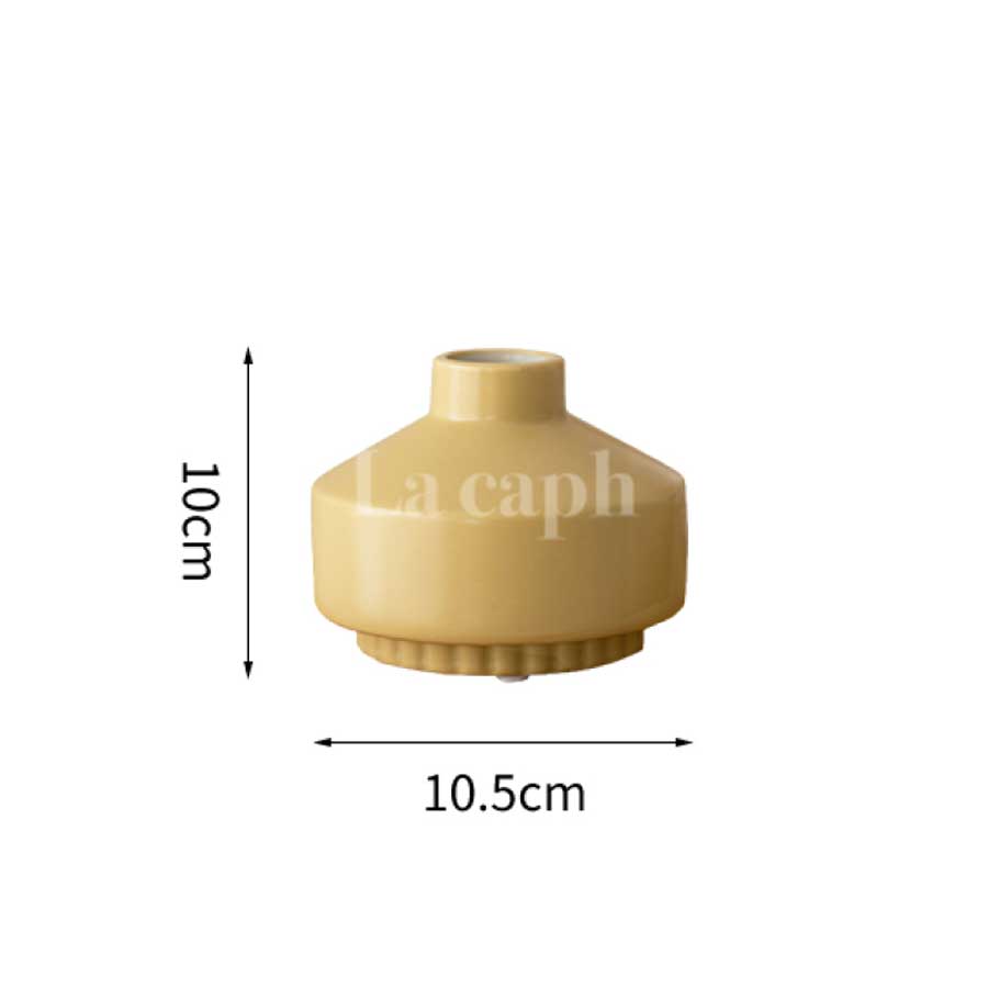 matte finish vase