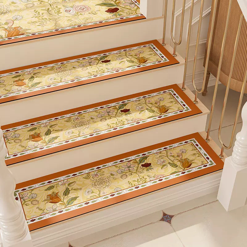 4design ethnic flower step mat