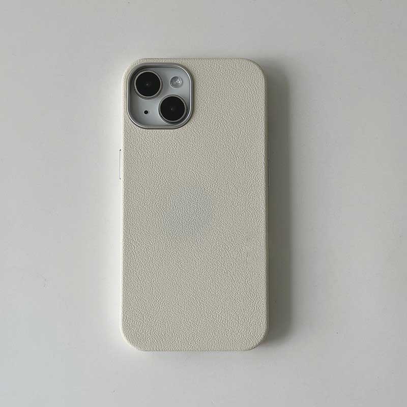 7color simple leather iPhone case