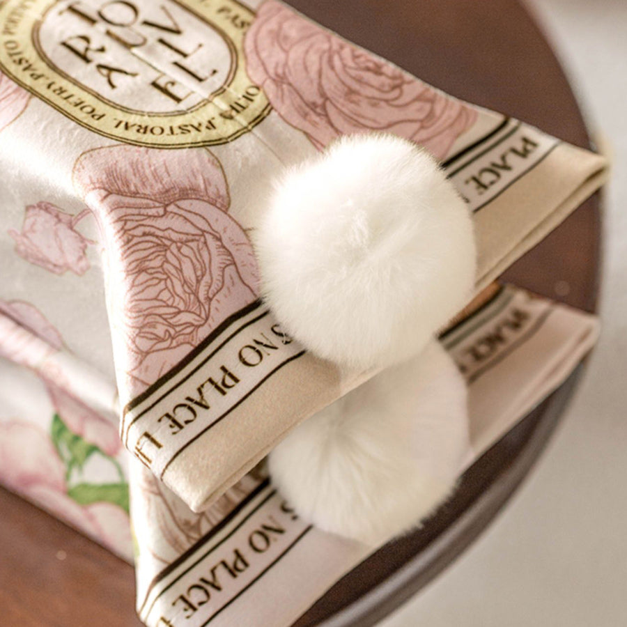 2design pink rose tissue case