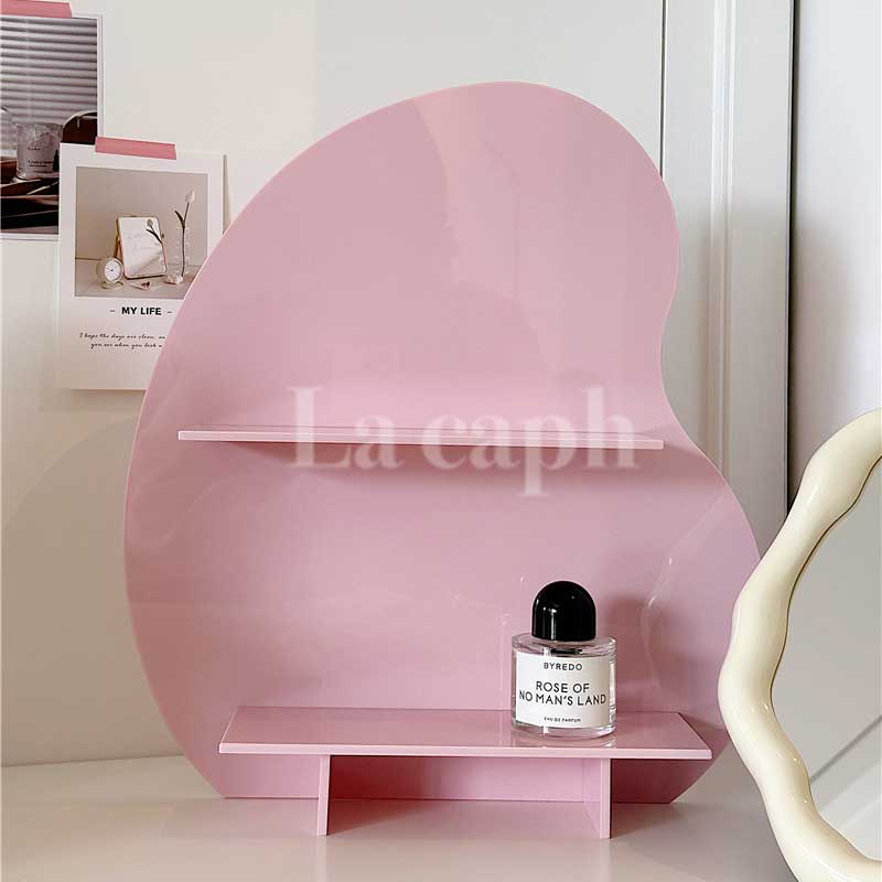 wave shape cosmetic shelf (2colors)