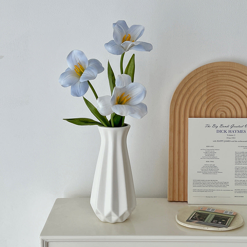 7color flower & retro thin vase