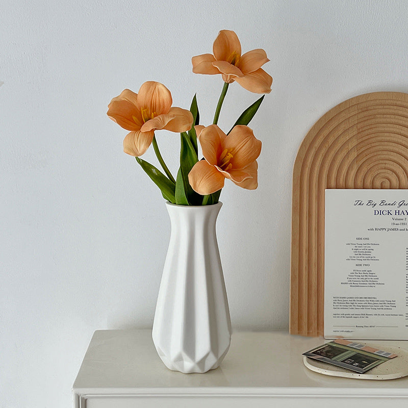 7color flower & retro thin vase