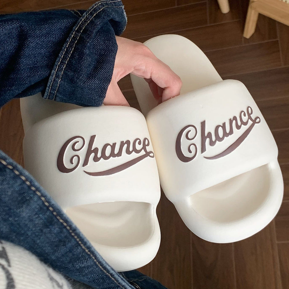 4color chance logo rubber room shoes