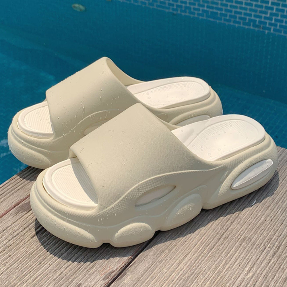 4color air cushion rubber room shoes