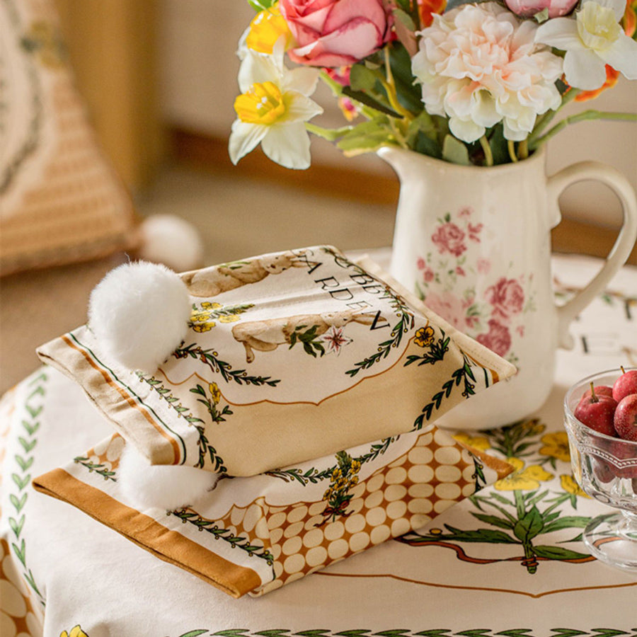 2design garden rabbit tissue case