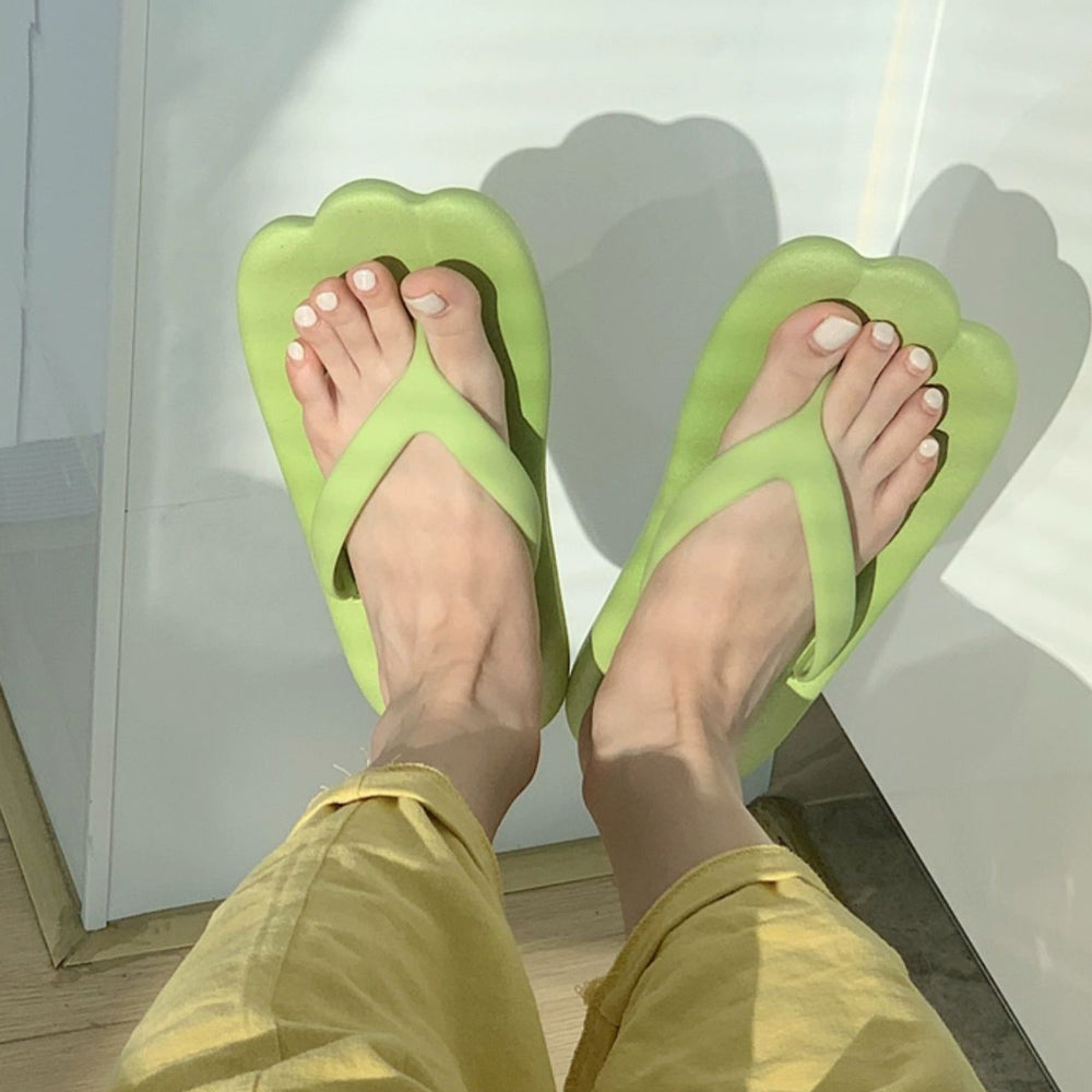 4color legs rubber room shoes