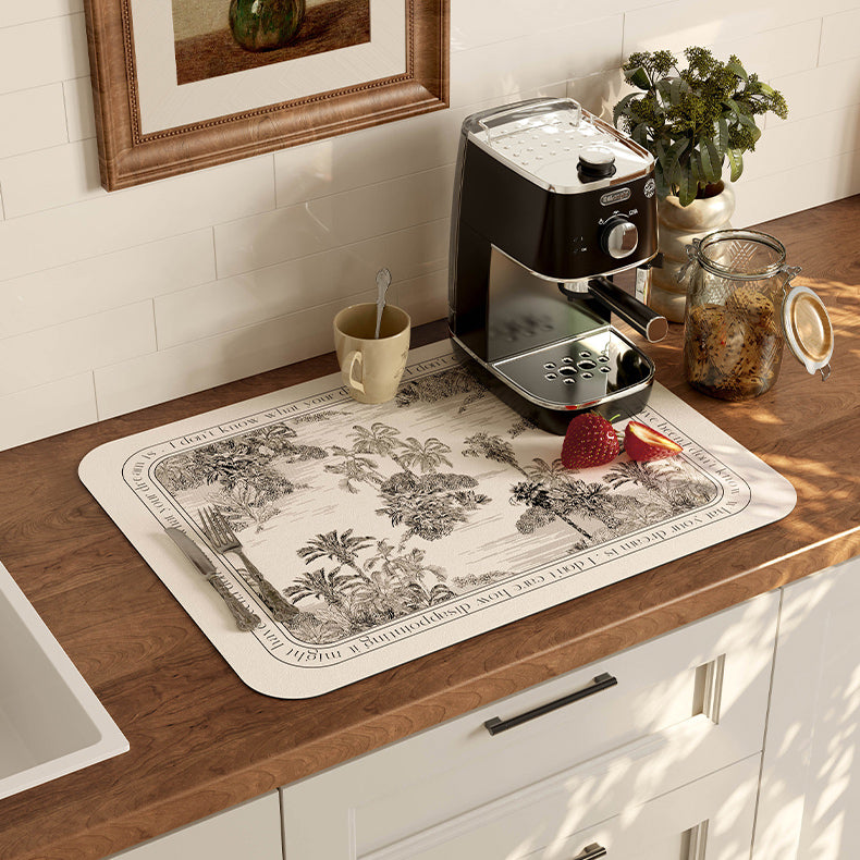 black glorious tree sink mat