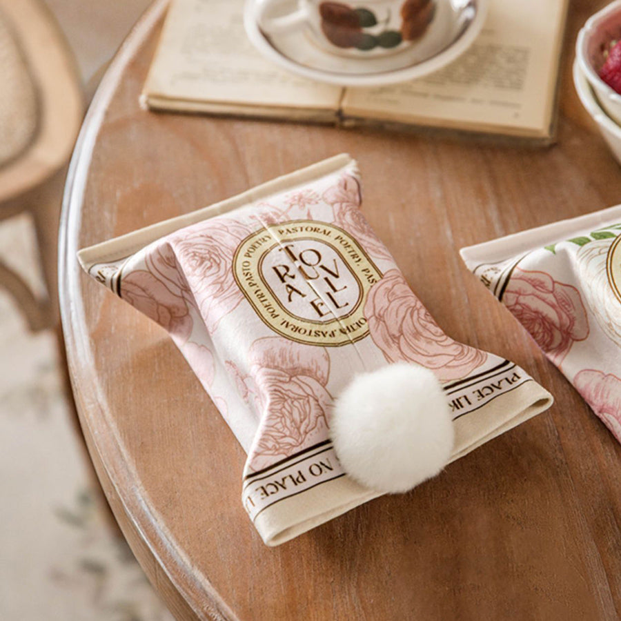 2design pink rose tissue case