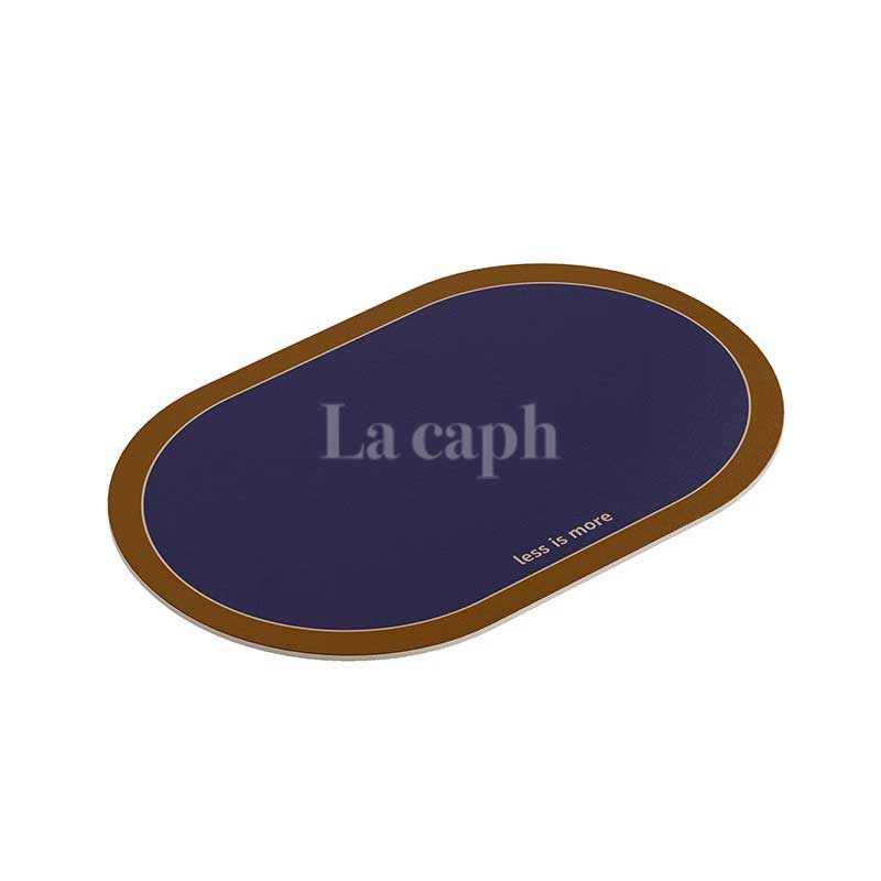 minimalist oval bath mat (10colors)