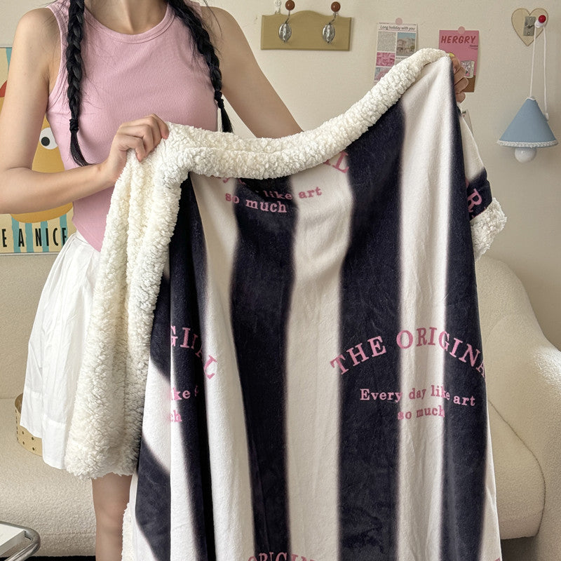 10design feminine boa blanket