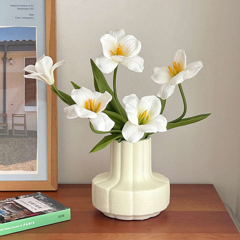 7color flower & retro vase