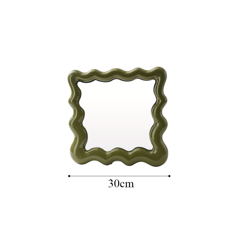 6color wave square mirror