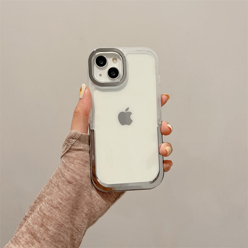 2color chrome stand iPhone case