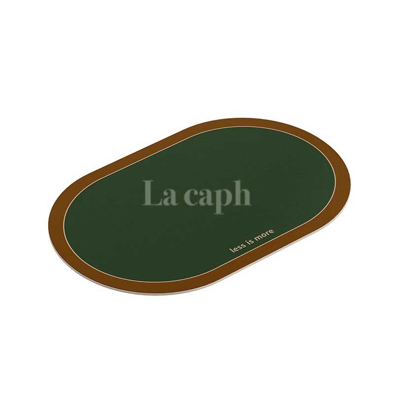 minimalist oval bath mat (10colors)