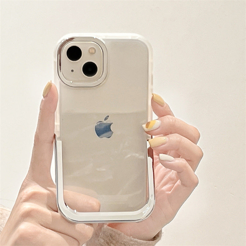2color chrome stand iPhone case