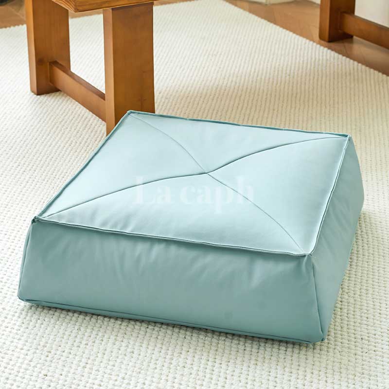 square leather bead cushion (4colors)