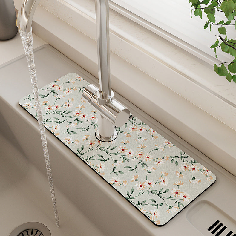 4design floral drainage mat