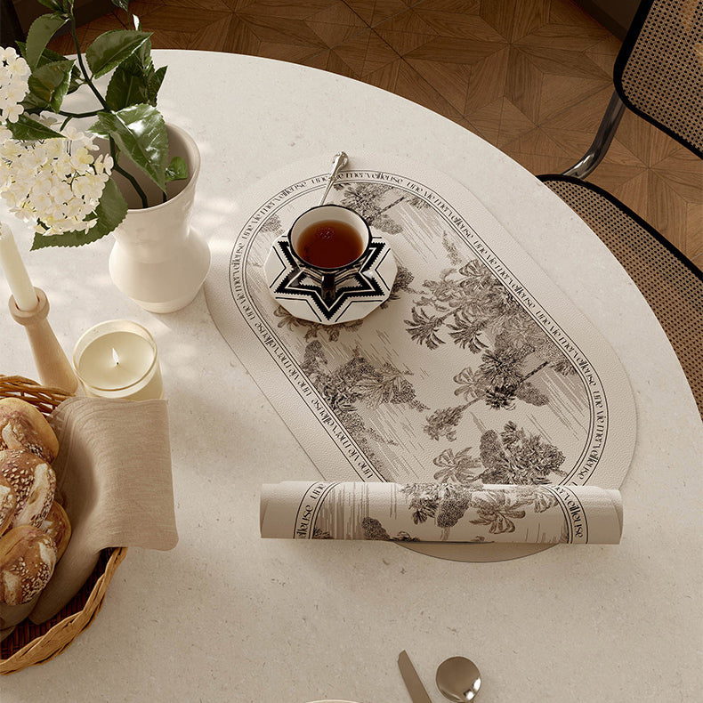 black glorious tree place mat