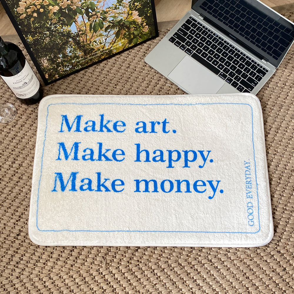 【即納】4design paris letter mini mat