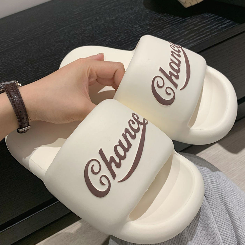 4color chance logo rubber room shoes