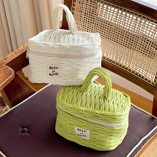 2color fine stitch pouch