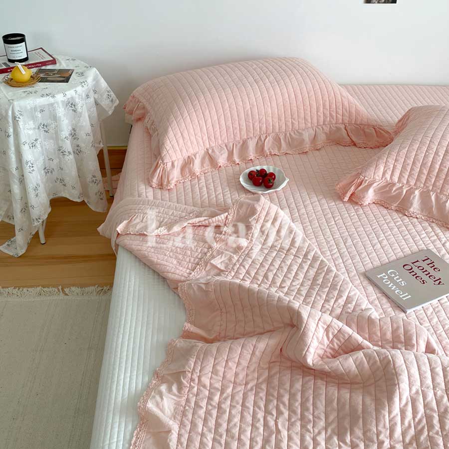 cotton quilted mattress & pillow sheets (5colors)