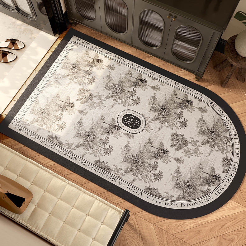 black glorious tree door mat