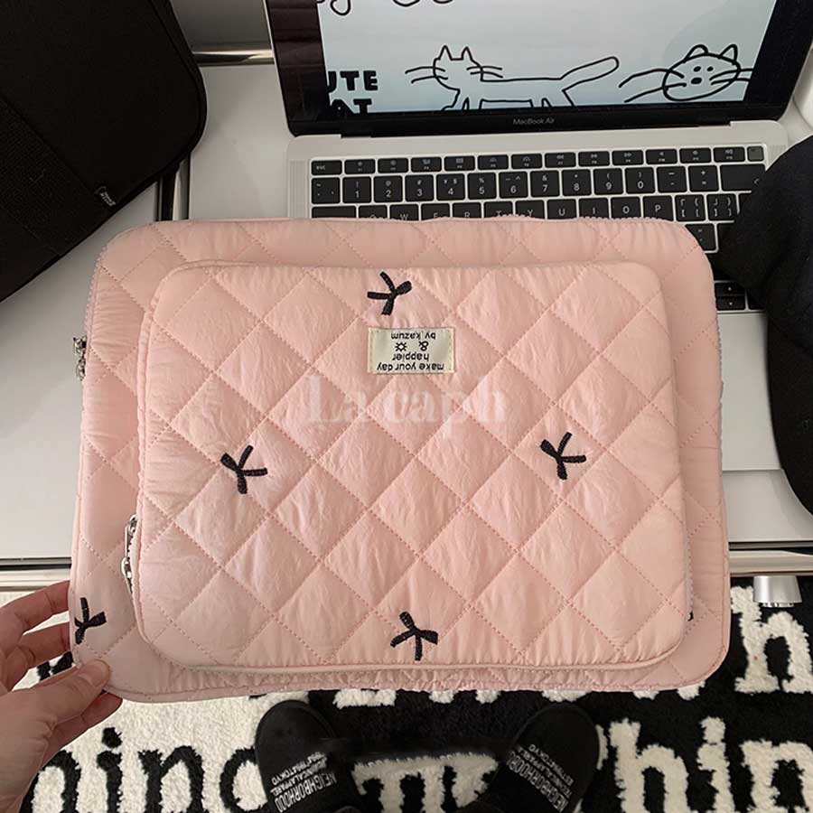 ribbon accent PC bag (4colors)