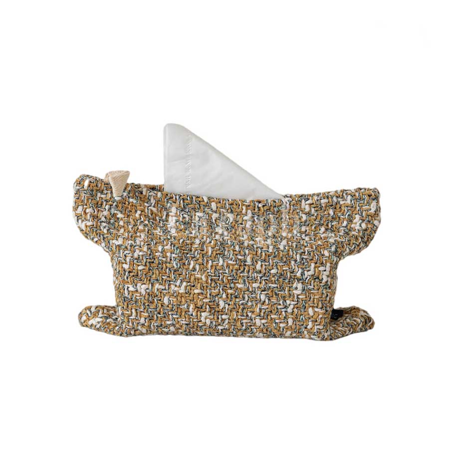 mix knit tissue cover (3colors)