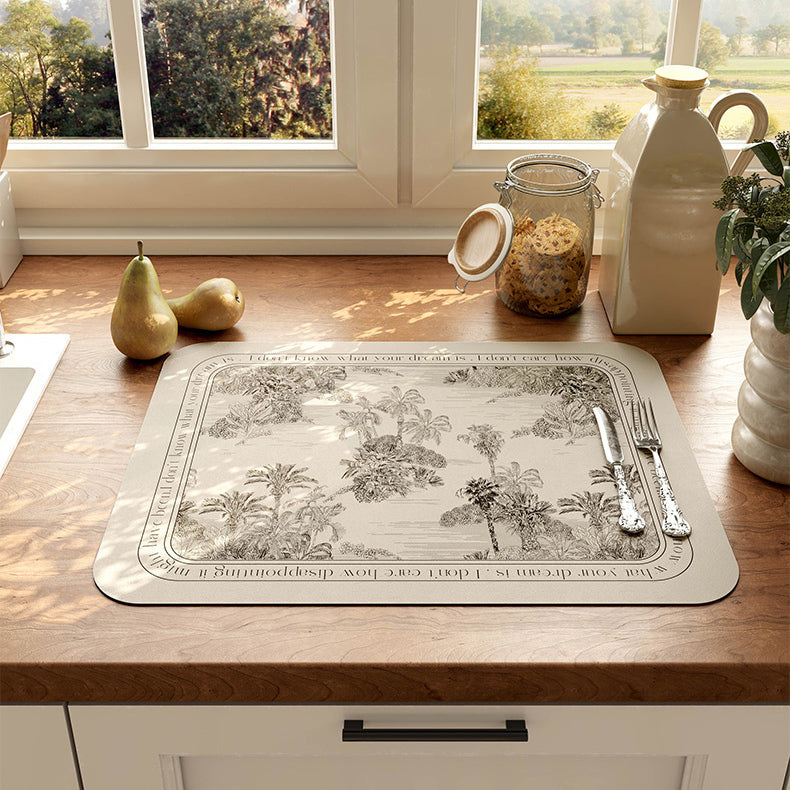 black glorious tree sink mat