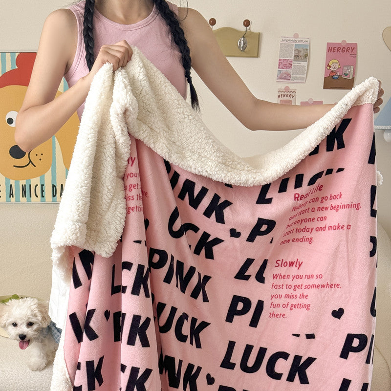 10design feminine boa blanket