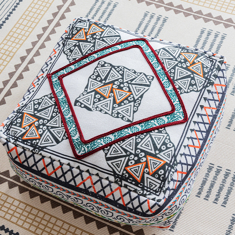 6design ethnic square cushion cover