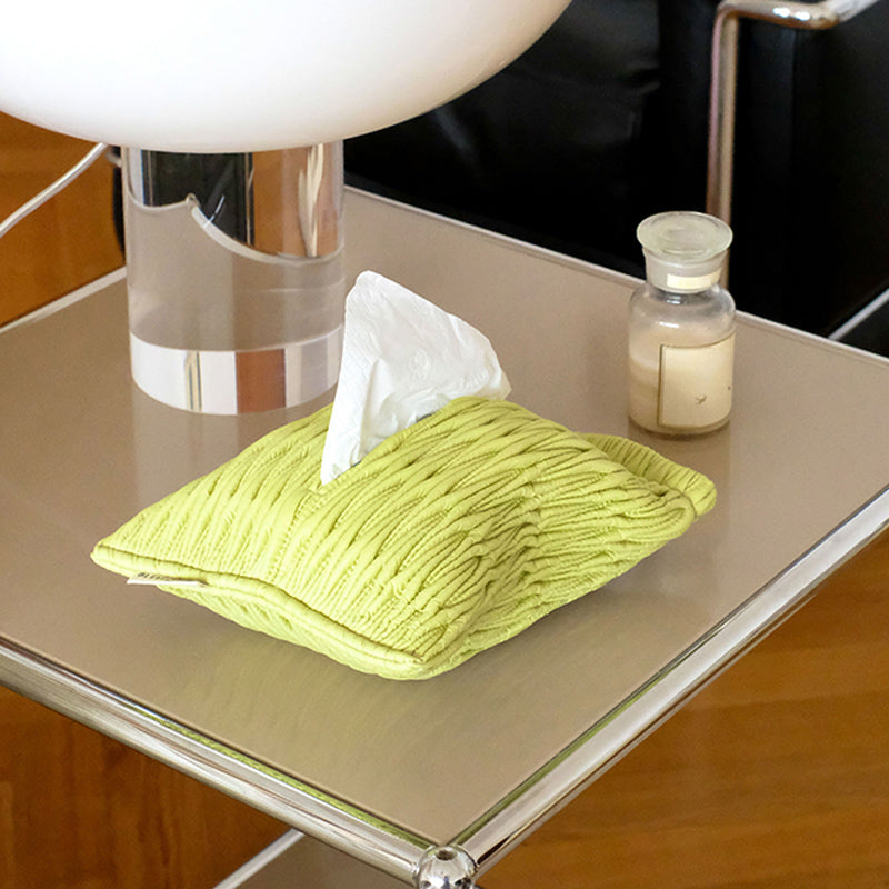 2color fine stitch tissue case