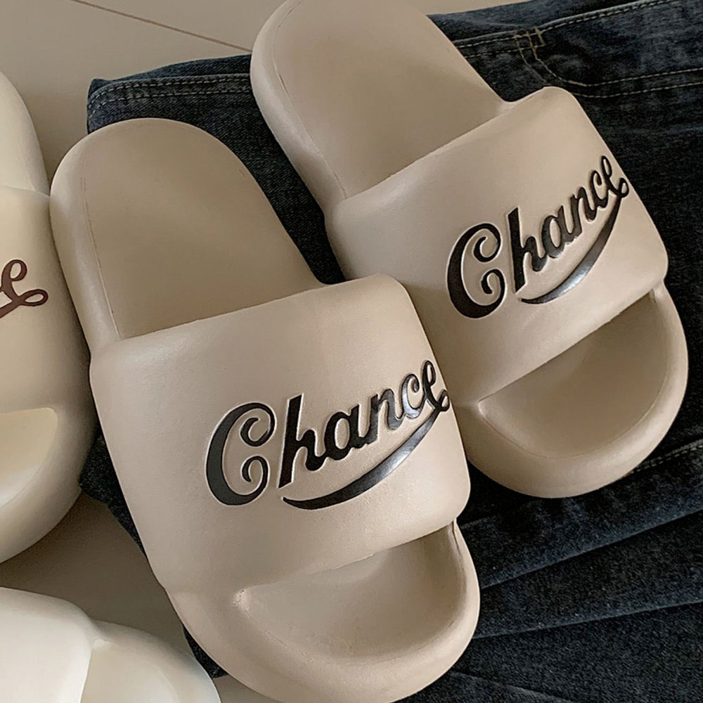 4color chance logo rubber room shoes