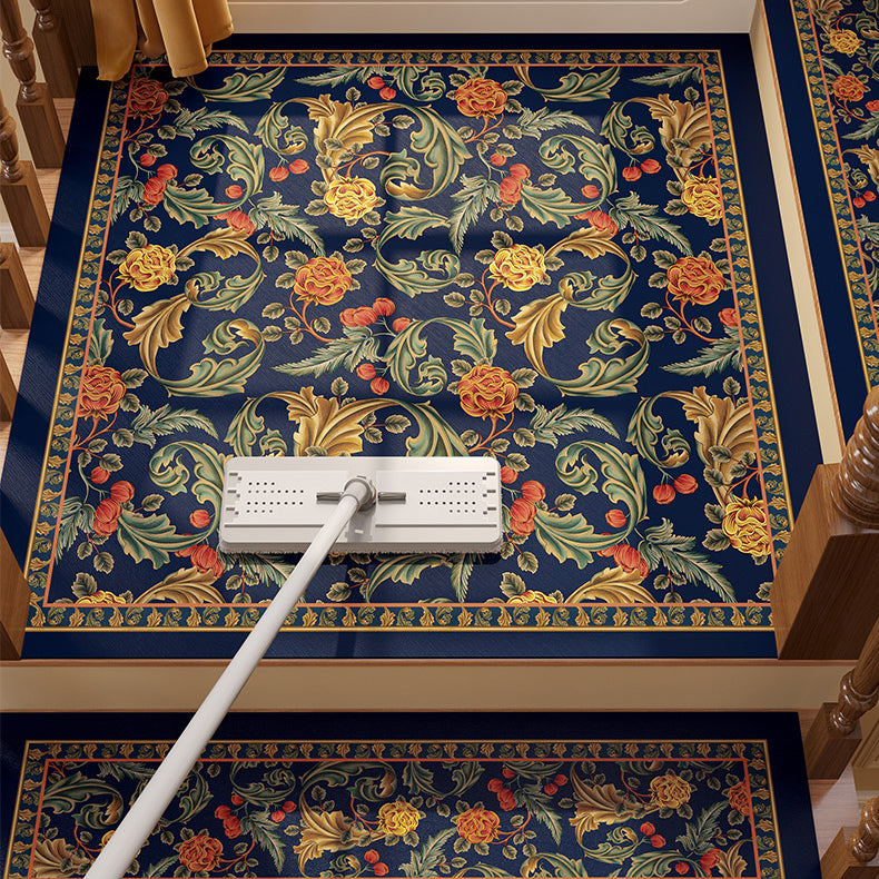 2color retro chic flower step mat