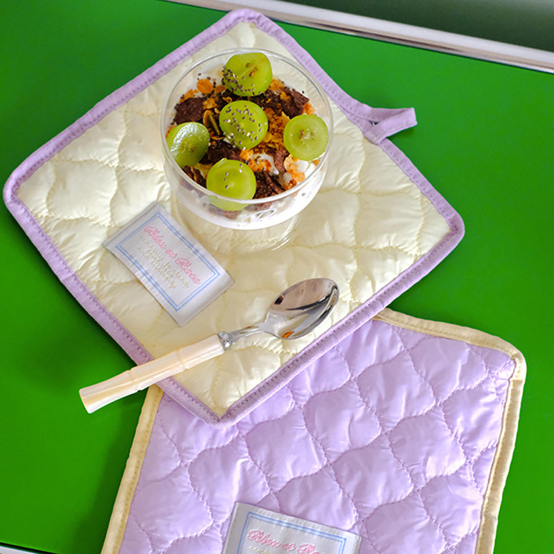 2color quilting coaster