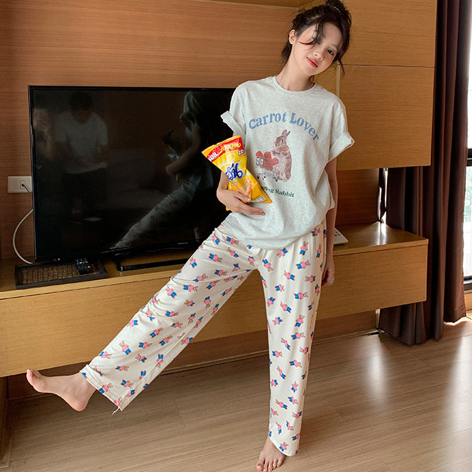 animal print roomwear