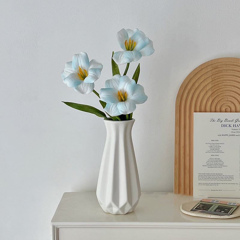 7color flower & retro thin vase