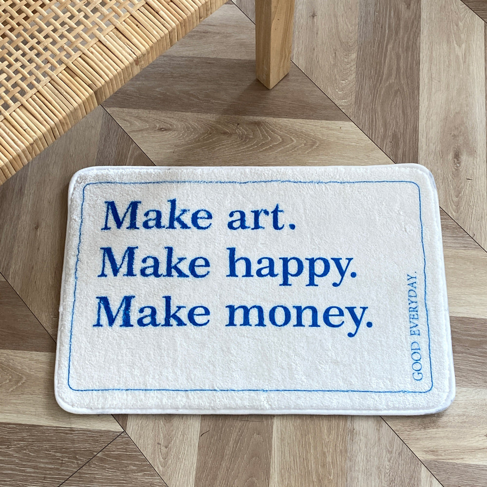 【即納】4design paris letter mini mat