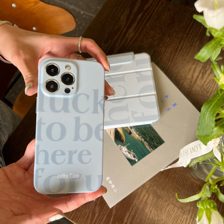 blue puzzle iPhone case