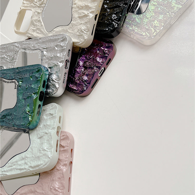 【即納】8color metallic rock iPhone case / white , iPhone 12 Pro Max