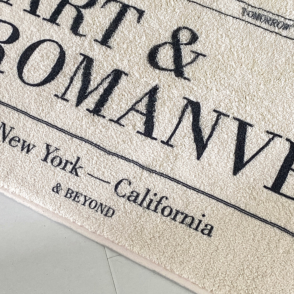 【即納】4design paris letter mini mat