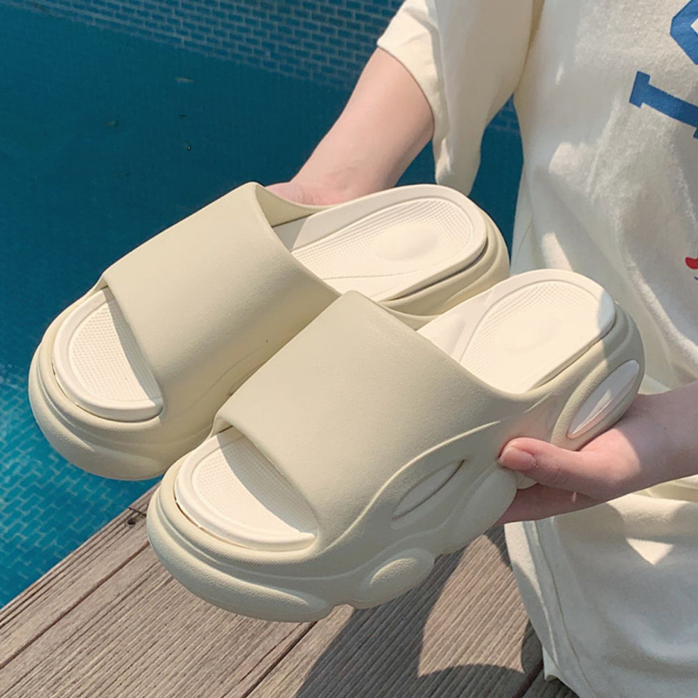 4color air cushion rubber room shoes