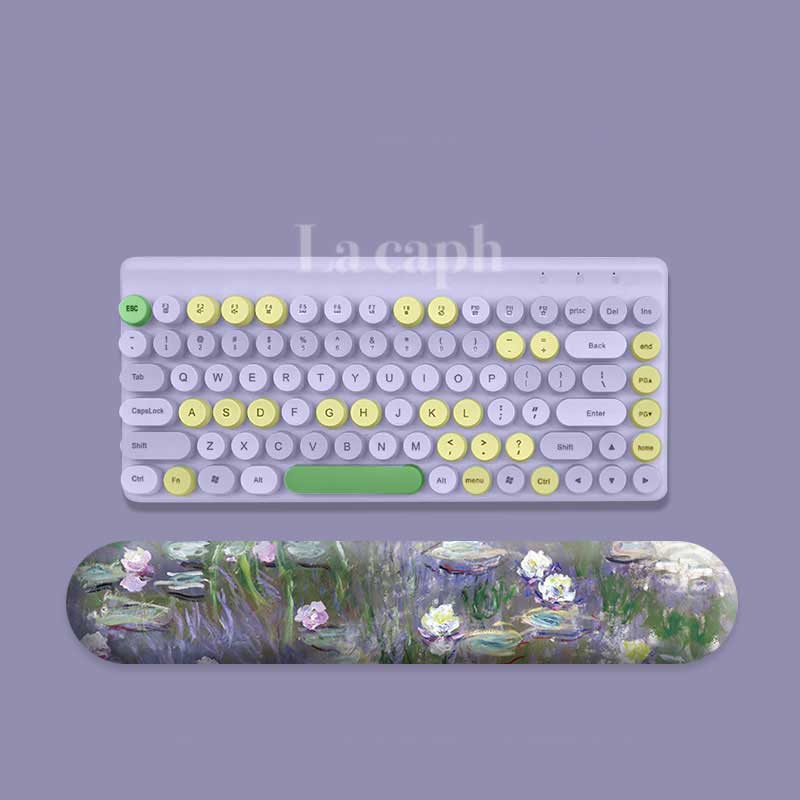 water lilies mouse pad & wrist rest